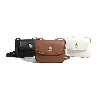 Beg Mini segi empat sama coklat Bolsas Crossbody Satchel